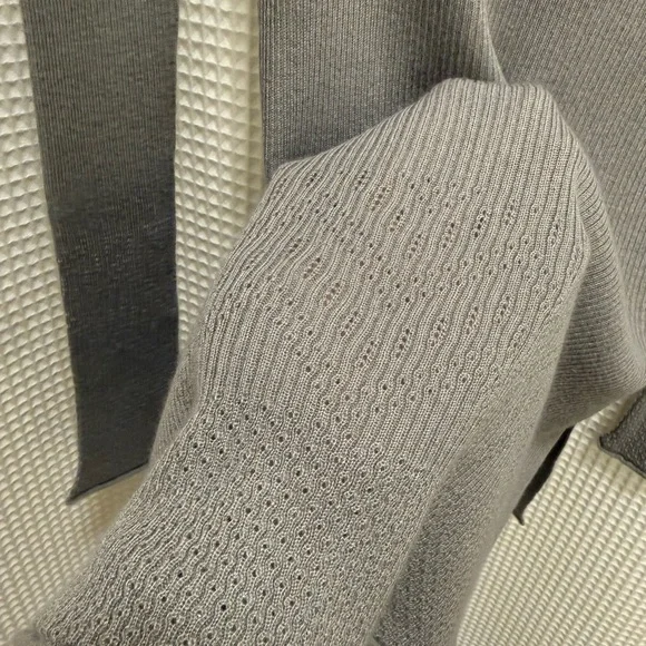 Free People Ribbed Scoop Neck Mini Dress - Silk & Cashmere - Picture 7 of 12